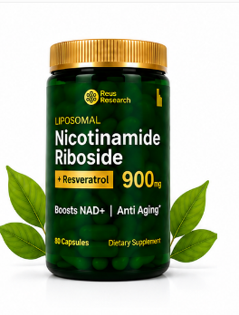 NAD+ Resveratrol Reus Research 900 mg | 80 Cápsulas