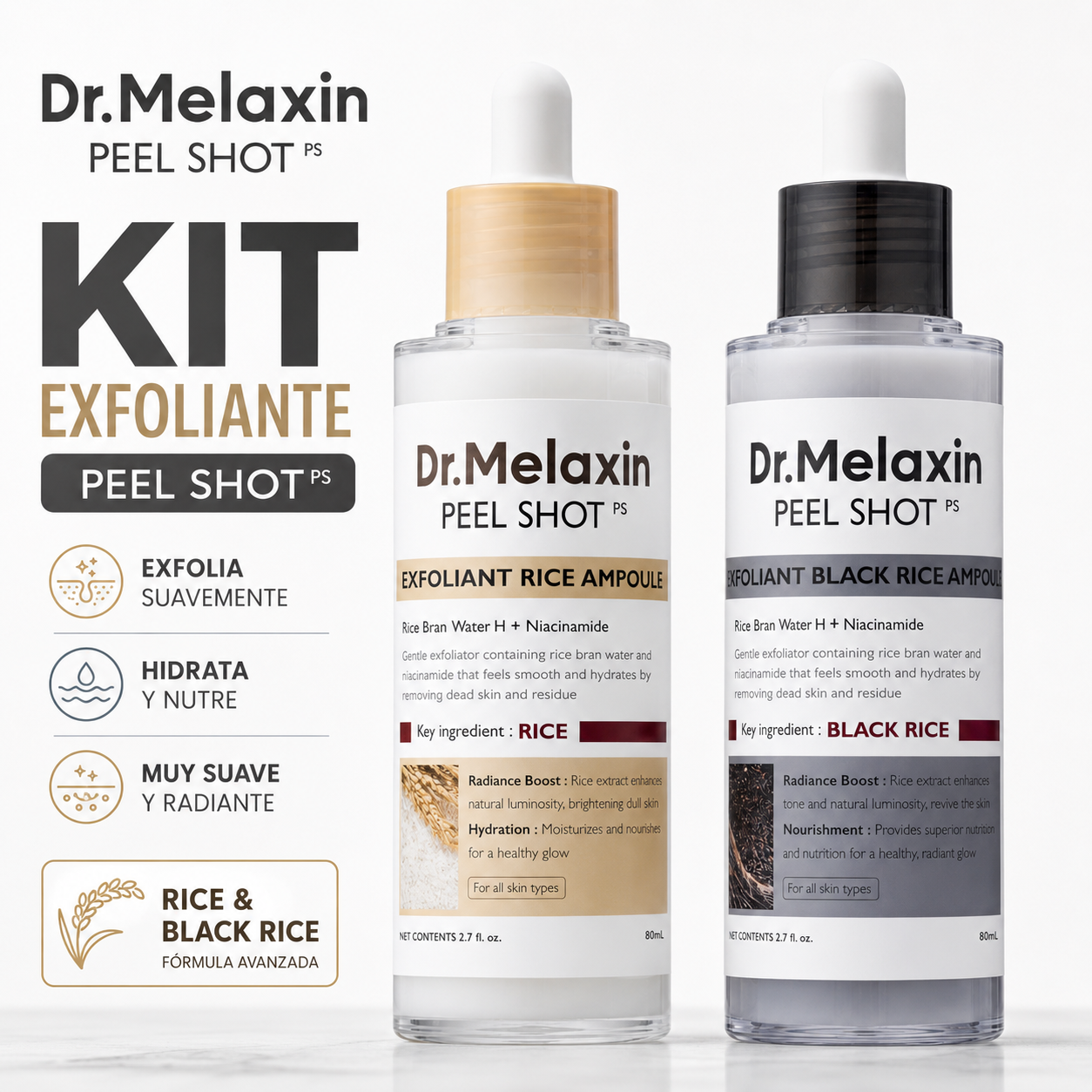 Kit Exfoliante Dr. Melaxin Peel Shot